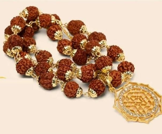Sankatmochan Siddhi Mala | Free Size Alloy Mala with Pendant