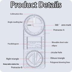 Multifunctional Geometric Measuring & Layout Tools