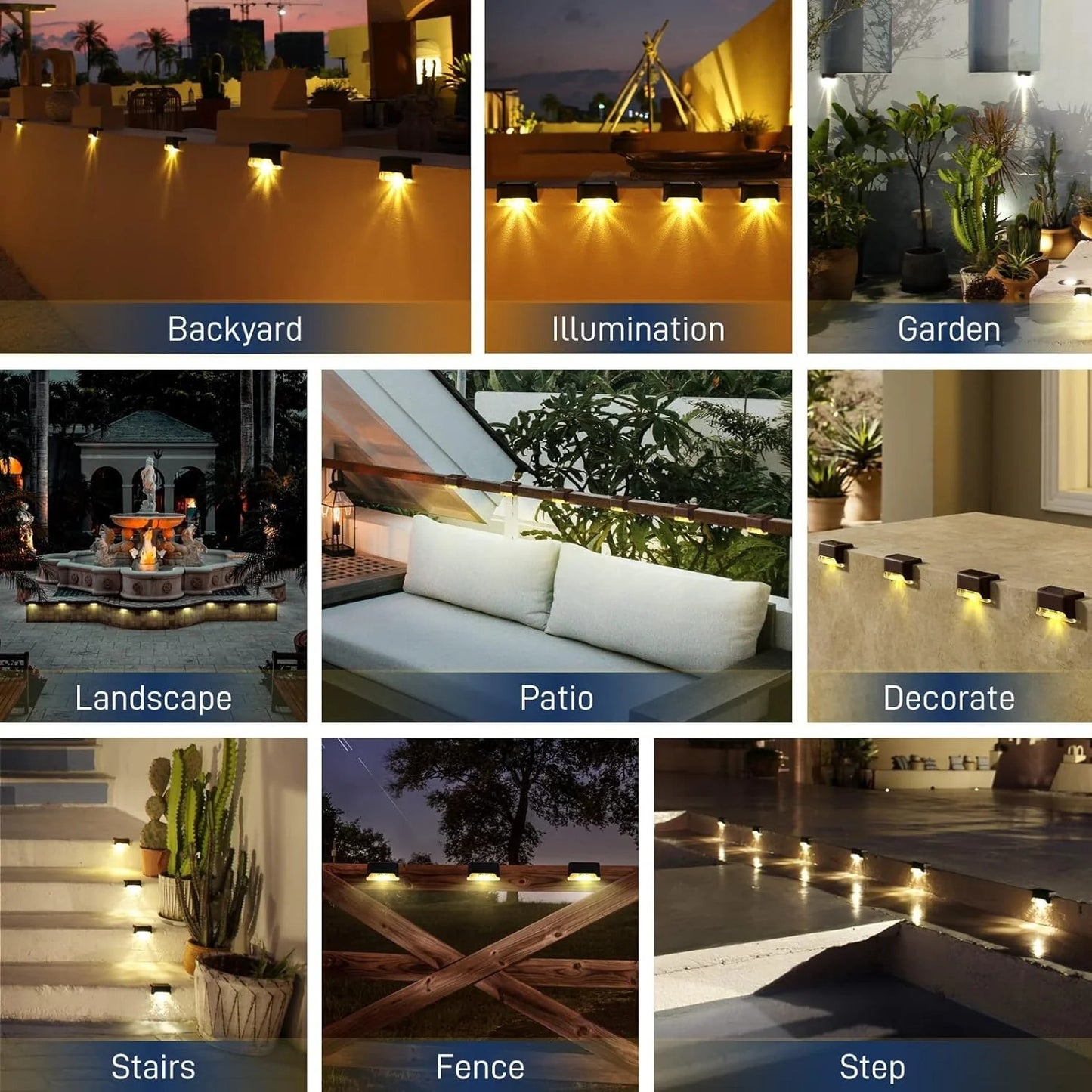 Solar Deck Lights Outdoor
